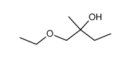 1-ethoxy-2-methyl-butan-2-ol结构式