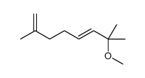 7-methoxy-2,7-dimethylocta-1,5-diene Structure