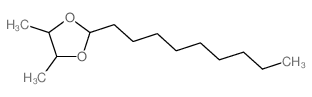 4,5-dimethyl-2-nonyl-1,3-dioxolane结构式