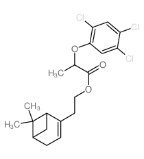 2-(7,7-dimethyl-4-bicyclo[3.1.1]hept-3-enyl)ethyl 2-(2,4,5-trichlorophenoxy)propanoate picture