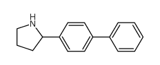 2-(4-二苯基)-吡咯烷结构式