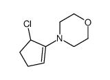 4-(5-chlorocyclopenten-1-yl)morpholine Structure