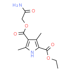 1H-Pyrrole-2,4-dicarboxylicacid,3,5-dimethyl-,4-(2-amino-2-oxoethyl)2-ethylester(9CI) Structure