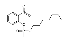 1-[heptoxy(methyl)phosphoryl]oxy-2-nitrobenzene Structure