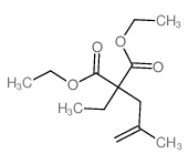 Propanedioic acid,2-ethyl-2-(2-methyl-2-propen-1-yl)-, 1,3-diethyl ester picture