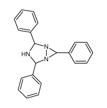 2,4,6-triphenyl-1,3,5-triazabicyclo[3.1.0]hexane结构式
