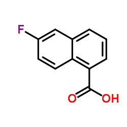 6-Fluoro-1-naphthoic acid structure