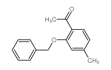 1-[2-(BENZYLOXY)-4-METHYLPHENYL]ETHANONE Structure