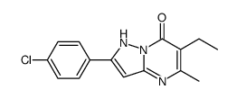 2-(4-chlorophenyl)-6-ethyl-5-methyl-1H-pyrazolo[1,5-a]pyrimidin-7-one Structure