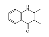 2,3-dimethyl-4(1H)-quinolinone结构式