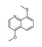 4-methoxy-8-methylsulfanylquinoline结构式
