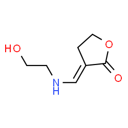 2(3H)-Furanone, dihydro-3-[[(2-hydroxyethyl)amino]methylene]-, (3E)- (9CI) structure