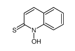 1-hydroxyquinoline-2-thione Structure