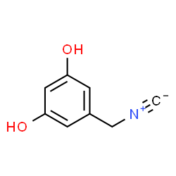 1,3-Benzenediol, 5-(isocyanomethyl)- (9CI)结构式