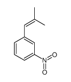 1-(2-methylprop-1-enyl)-3-nitrobenzene Structure