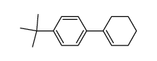 1-(p-tert-butylphenyl)cyclohexene结构式