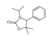 5,5-dimethyl-4-phenyl-3-propan-2-yl-1,3-oxazolidin-2-one Structure
