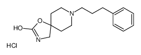 8-(3-phenylpropyl)-1-oxa-3,8-diazaspiro[4.5]decan-2-one,hydrochloride Structure