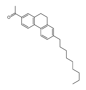 1-(7-nonyl-9,10-dihydrophenanthren-2-yl)ethanone Structure