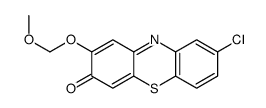 8-chloro-2-(methoxymethoxy)phenothiazin-3-one结构式