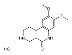 2,3,4,6-Tetrahydro-8,9-dimethoxybenzo<2,7>naphthyridin-5(1H)-one hydrochloride Structure