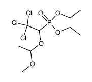 [2,2,2-Trichloro-1-(1-methoxy-ethoxy)-ethyl]-phosphonic acid diethyl ester结构式