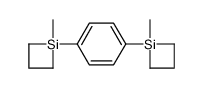 1-methyl-1-[4-(1-methylsiletan-1-yl)phenyl]siletane Structure