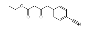 4-(4-cyanophenyl)-3-oxobutanoic acid ethyl ester Structure