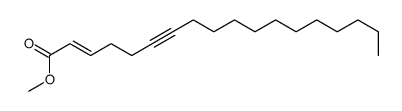 methyl octadec-2-en-6-ynoate Structure