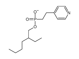 2-ethylhexoxy(2-pyridin-4-ylethyl)phosphinate结构式