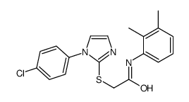 2-[1-(4-chlorophenyl)imidazol-2-yl]sulfanyl-N-(2,3-dimethylphenyl)acetamide Structure