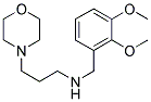 (2,3-DIMETHOXY-BENZYL)-(3-MORPHOLIN-4-YL-PROPYL)-AMINE结构式