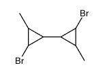 1-bromo-2-(2-bromo-3-methylcyclopropyl)-3-methylcyclopropane结构式
