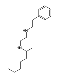 N'-heptan-2-yl-N-(2-phenylethyl)ethane-1,2-diamine Structure