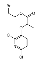 2-bromoethyl 2-(2,6-dichloropyridin-3-yl)oxypropanoate结构式