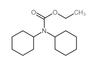 ethyl N,N-dicyclohexylcarbamate结构式