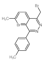 Ethanone,2-bromo-1-(4-methylphenyl)-, 2-[2-bromo-1-(4-methylphenyl)ethylidene]hydrazone structure