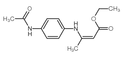 2-Butenoic acid,3-[[4-(acetylamino)phenyl]amino]-, ethyl ester Structure