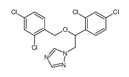 1-[2-(2,4-dichloro-benzyloxy)-2-(2,4-dichloro-phenyl)-ethyl]-1H-[1,2,4]triazole Structure