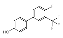 4'-FLUORO-3'-(TRIFLUOROMETHYL)-[1,1'-BIPHENYL]-4-OL structure
