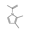 1H-Pyrrole,2,3-dimethyl-1-(1-methylethenyl)-(9CI)结构式