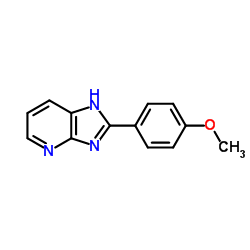 2-(4-Methoxyphenyl)-1H-imidazo[4,5-b]pyridine Structure