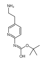 tert-butyl N-[5-(2-aminoethyl)pyridin-2-yl]carbamate Structure
