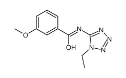 Benzamide, N-(1-ethyl-1H-tetrazol-5-yl)-3-methoxy- (9CI)结构式