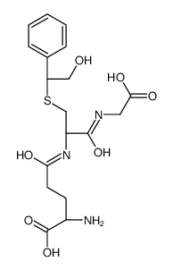 S-(1-phenyl-2-hydroxyethyl)glutathione结构式