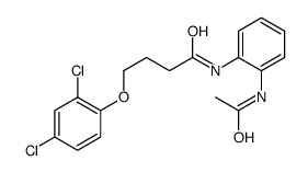 N-(2-acetamidophenyl)-4-(2,4-dichlorophenoxy)butanamide Structure