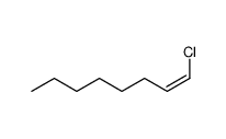 1c-chloro-oct-1-ene结构式