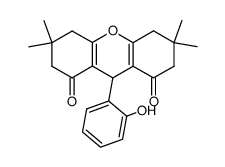 9-(2-hydroxyphenyl)-3,3,6,6-tetramethyl-3,4,5,6,7,9-hexahydro-1H-xanthene-1,8(2H)-dione Structure