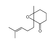 1-methyl-6-(4-methylpent-3-enyl)-7-oxabicyclo[4.1.0]heptan-5-one结构式