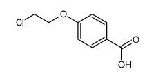 4-(2-chloroethoxy)benzoic acid Structure
